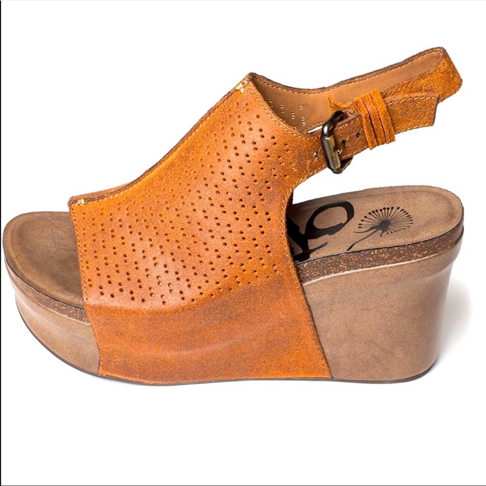 ⭐️NEW⭐️ OTBT Jaunt Wedges, Tan/Brown/Camel, Size 10/41, NIB
